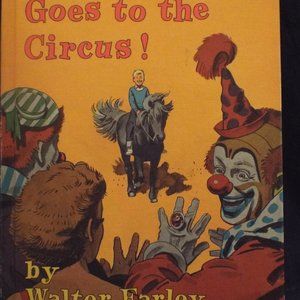 Vintage 1963 Little Black Goes to the Circus! H/C Book by Walter Farley
